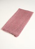 Samuela patterned wool scarf ROSA Woman image number 2