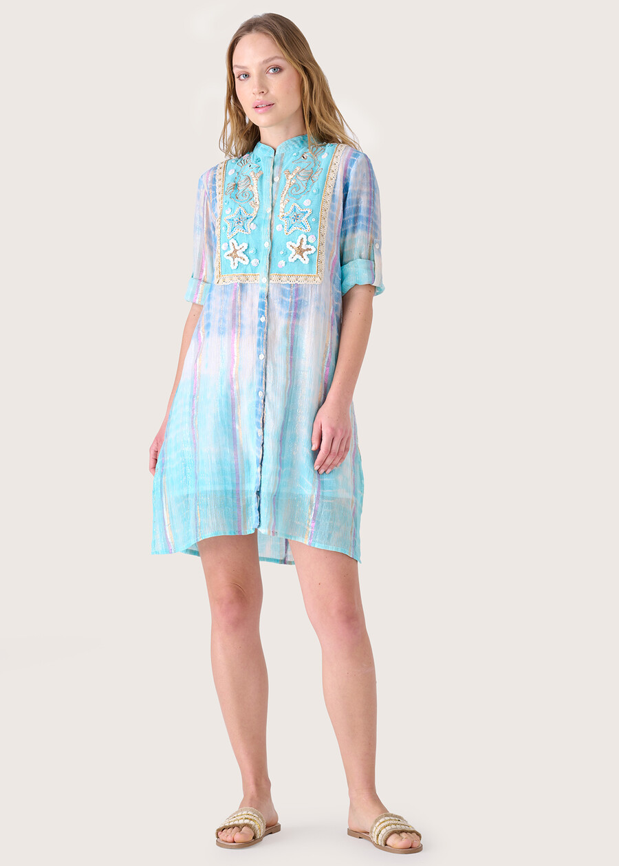 Kaftano Cloe in cotone BLU Donna , immagine n. 1