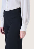 Pantalone Paolo a zampa NERO BLACK Donna immagine n. 4