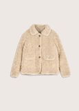 Gavin astrakan effect jacket BEIGE LANA Woman image number 4