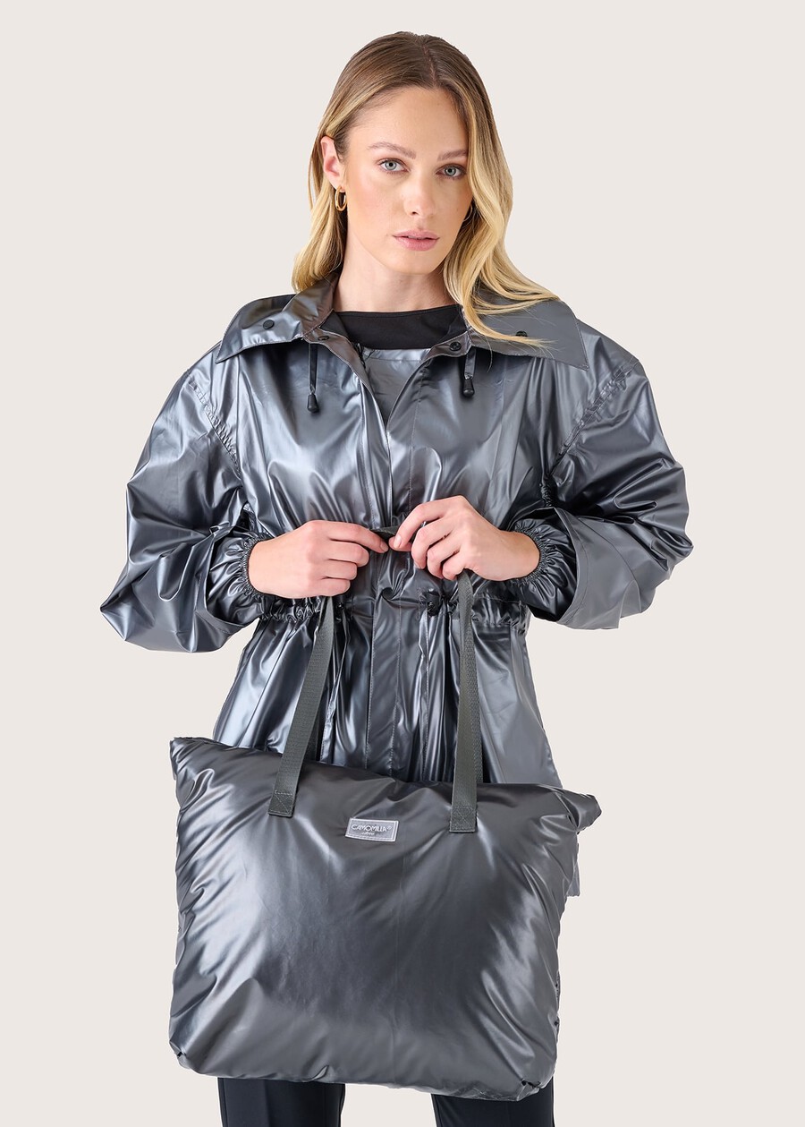 Bamori nylon shopping bag GRIGIO GUN METALBLU LAGUNABLUE COLONIALMARRONE BRONZE Woman , image number 1