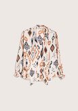 Giasmine satin blouse BEIGE LANA Woman image number 4
