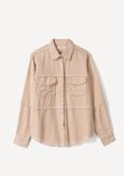 Camicia Carlotta in misto lino e cotone BEIGE Donna immagine n. 5