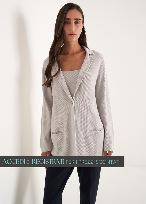 Cardigan giacca Cloe GRIGIO PERLA Donna null