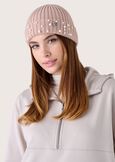 Cally cap with pearls BEIGE DOESKIN Woman image number 1