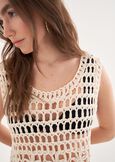 Top Tea In Crochet BEIGE Donna immagine n. 2