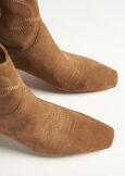 Senea 100% genuine leather ankle boot MARRONE CARAMELLO Woman image number 4