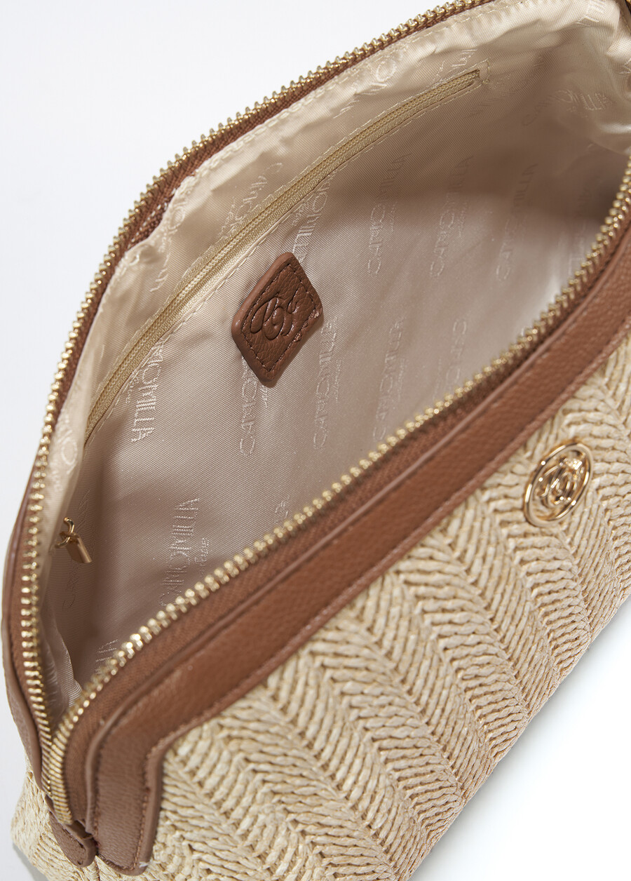 Bina raffia beauty case BEIGE Woman , image number 3