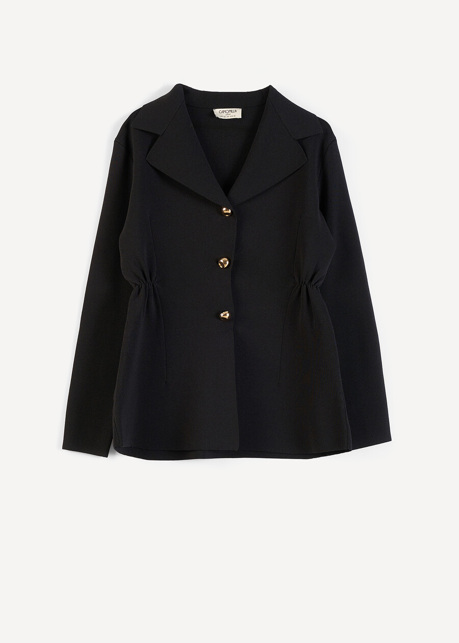 Cloris punto Firenze cardigan NERO Woman , image number 5