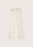 Condy flared trousers BEIGE NARCISOBLU MEDIUM BLUE Woman image number 6