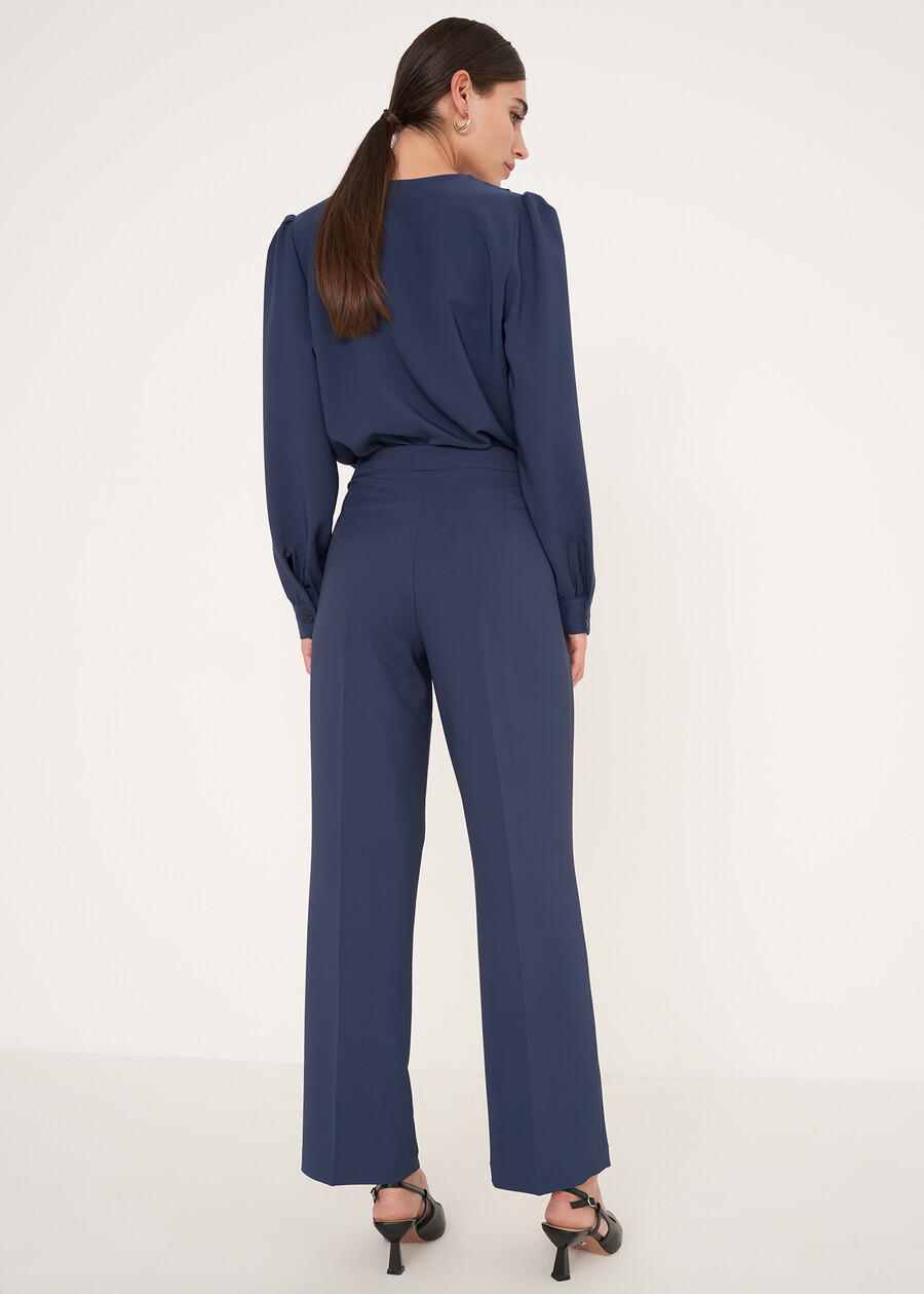 Primo cady trousers BLU MIDNIGHT Woman , image number 3
