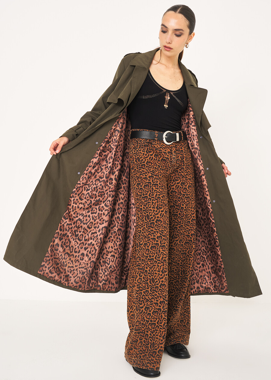 Trench Thomas oversize VERDE ALGA Donna , immagine n. 3