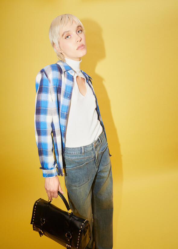 Camicia Chop 100% cotone BLU AVION Donna null