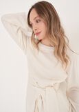 Ary 100% Viscose Dress BIANCO BURRO Woman image number 2