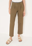 Pantaloni Paride A Sigaretta BEIGEVERDE ALGA Donna immagine n. 2