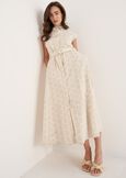 Abito Alis Chemisier Longuette BIANCO BURRONERO BLACK Donna immagine n. 1