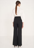 Pantalone Piero in cotone NERO BLACK Donna immagine n. 4