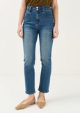 Kate skinny double waistband jeans DENIM MEDIUM DENIM Woman image number 2