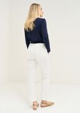 Pantaloni Paolo gamba stretta GRIGIOBIANCO WHITE Donna immagine n. 4