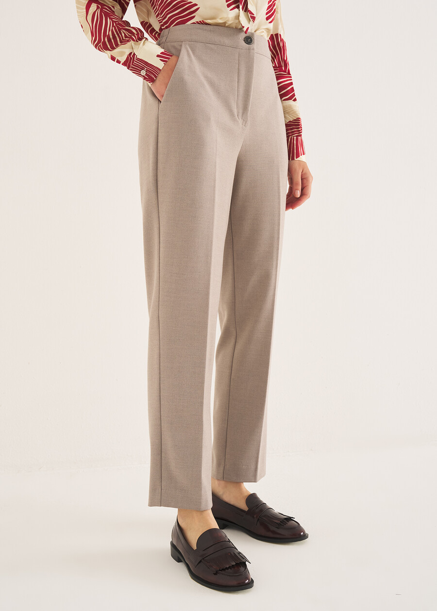 Alice-M classic trousers GRIGIO TORTORA Woman , image number 4