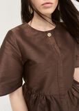 Calys shirt with jewel button MARRONE Woman image number 2