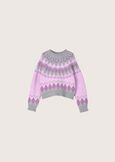Maglioncino Mare fantasia norvegese per bimba GRIGIO LIGHT GREY Donna immagine n. 5