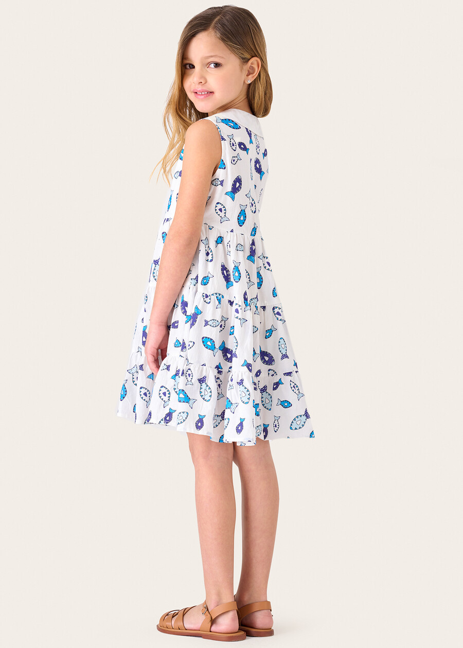 Abito Annie per bimba in 100% cotone BIANCO Donna , immagine n. 4