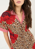 Abito midi Amely in cotone stampato ROSSO Donna immagine n. 2