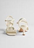 Sandalo Sary con tacco e decoro BEIGE LATTE Donna immagine n. 4