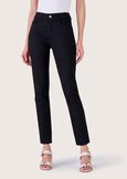 Kate cotton trousers NEROMARRONE TABACCO Woman image number 2