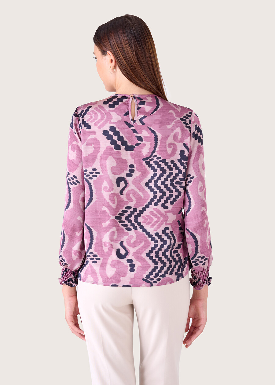 Blusa Chinet in satin VIOLA LILLY Donna , immagine n. 3