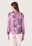 Blusa Chinet in satin VIOLA LILLY Donna immagine n. 3
