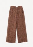 Pantaloni denim Daisy palazzo NERO BLACKMARRONE CARAMELLO Donna immagine n. 5