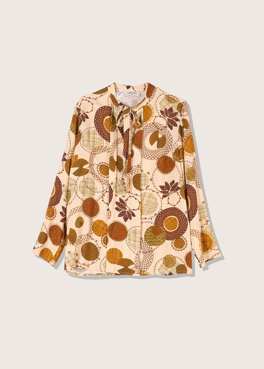 Blusa Susanna 100% viscosa BEIGE Donna , immagine n. 4
