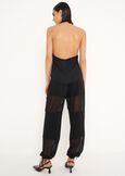 Peleo double-fabric trousers NERO BLACK Woman image number 3