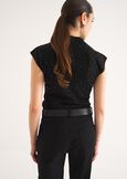 Maglia Martina con strass NERO BLACK Donna immagine n. 3