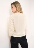 Maglia Meggy in lana e cashmere BEIGE LATTEBLU Donna immagine n. 3