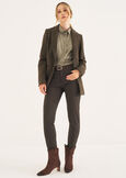 Pantalone Kate Runner in punto Milano BLU GRAFITE Donna immagine n. 1