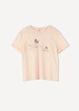 T-shirt Soleil ricami e paillettes ROSA Donna immagine n. 5