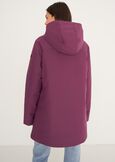 Piotr padded jacket with hood BLU MIDNIGHTVIOLA VINACCIA Woman image number 7