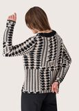 Maglia Marty pied de poule NERO Donna immagine n. 3