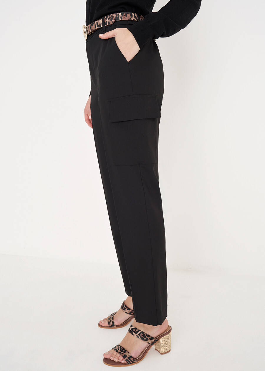 Pantalone cargo Perseo BEIGENERO BLACK Donna , immagine n. 3