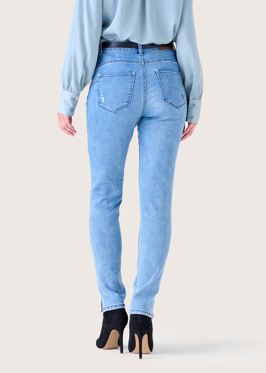 Pantalone Denny in denim di cotone DENIM Donna , immagine n. 5