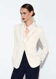 Giacca Giselle in tessuto tecnico NERO BLACKBEIGE GESSOBLU Donna immagine n. 1