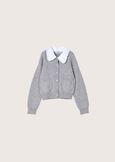 City cardigan for girls GRIGIO LIGHT GREY Woman image number 5