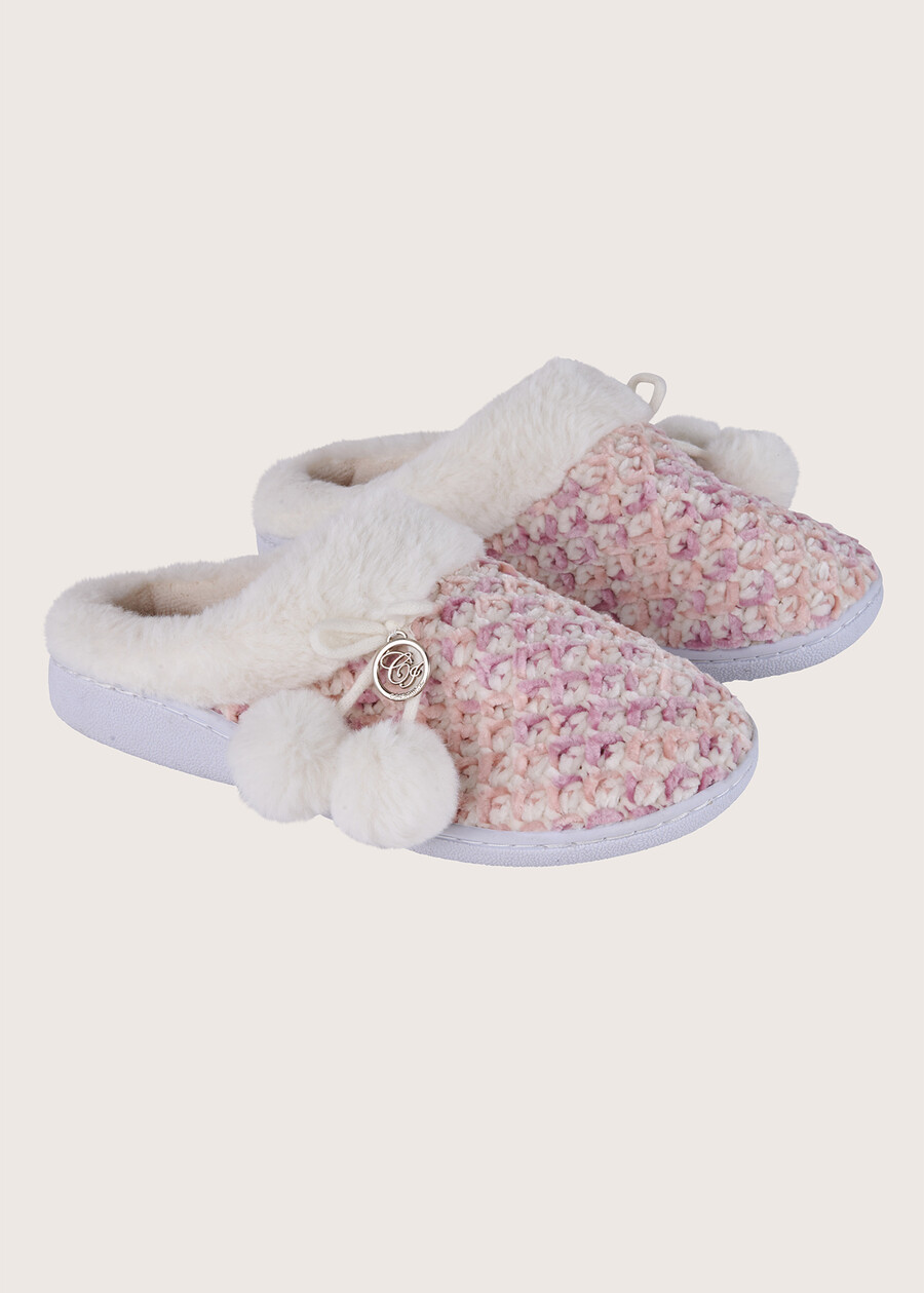 Pantofole Pris in maglia BIANCO WHITE Donna , immagine n. 1