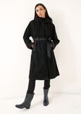 Thom-A long animal print trench NERO Woman image number 1