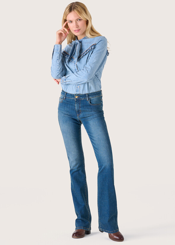 Cindy medium denim trousers DENI DENIM Woman null
