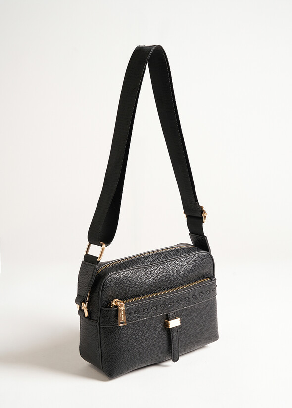Becky crossbody bag with deer print NERO BLACK Woman null