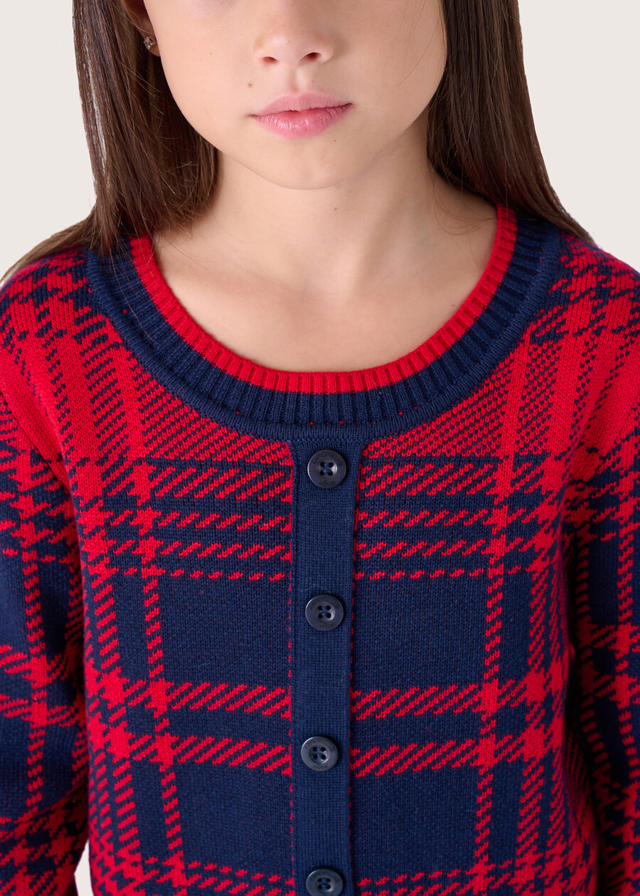 Maya girl's jersey BLUE OLTREMARE  Woman , image number 2